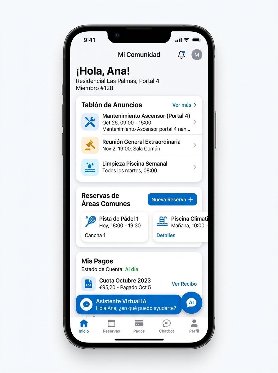 App movil para propietarios de comunidades con Nexus AaaS
